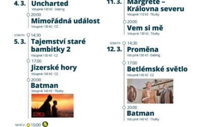 Akce na Frýdlantsku 10 Program Městského kina Frýdlant od 28. února 2022 do 13. března 2022