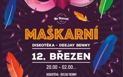 Maškarní s diskotékou v rodinné restauraci a penzionu Na Rozcestí Frýdlant