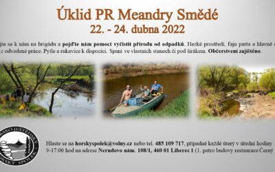 Čištění meadrů řeky Smědá