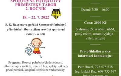 Služby, společnosti, firmy a živnostníci 39 Sportovně fotbalový příměstský tábor 2. ročník