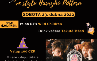 Předčarodějnický slet ve stylu Harryho Pottera!