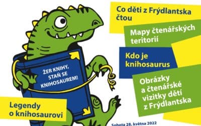 Už jste někdy viděli knihosaura? Oslava dětského čtenářství se koná na Frýdlantsku již podruhé!