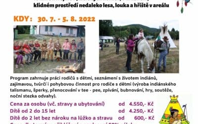 freedlantsko.eu 55 Indiánský letní pobyt pro rodiče s dětmi