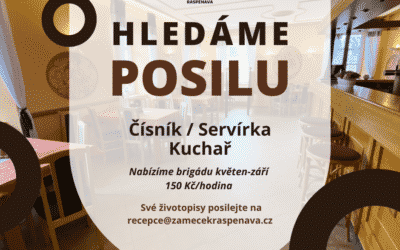 Zámeček Raspenava hledá brigádníky