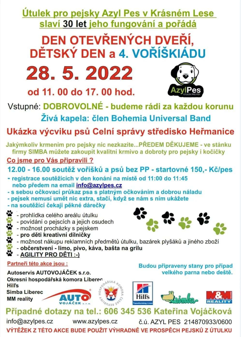 433 azyl pes den otevrenych dveri krasny les kveten 2022 frydlantsko