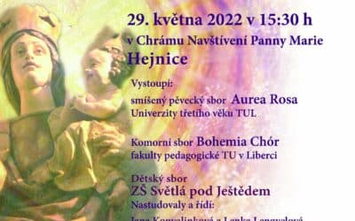 Koncert – zpíváme o naději a lásce v Hejnicích