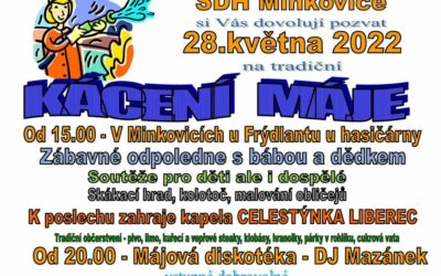 Kácení máje v Minkovicích