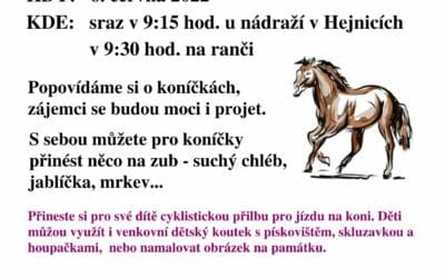 Tradiční návštěva u koní na Ranči u vrby v Hejnicích