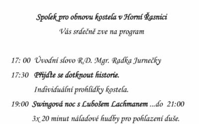 Noc kostelů v Horní Řasnici