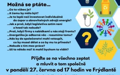 Kalendář akcí na Frýdlantsku a v okolí 50 Založíme na Frýdlantsku energetické společenství?