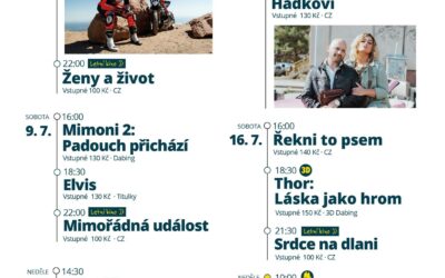 Plus 9 Program Městského kina Frýdlant od 4. do 17. července 2022