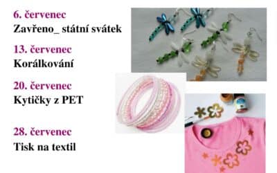 Plus 8 Mamaklub a prázdninové tvoření s Mateřídouškou