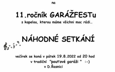 11. ročník GARÁŽFESTu v Dolní Řasnici