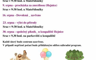 Prázdninové výlety s Mateřídouškou