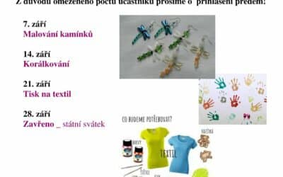 Kalendář akcí na Frýdlantsku a v okolí 50 Mamaklub v rodinném centru Mateřídouška v Hejnicích září 2022