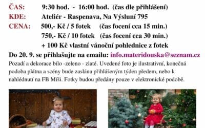 Vánoční focení s fotografkou v Hejnicích