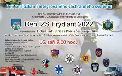 Den se složkami integrovaného záchranného systému Frýdlant 2022