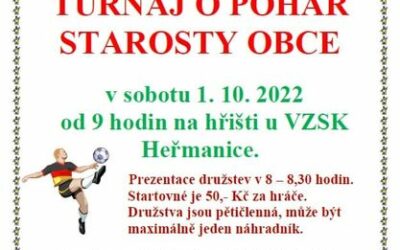 Kalendář akcí na Frýdlantsku a v okolí 51 Fotbalovy turnaj „O pohár starosty obce“