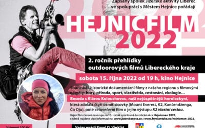 Hejnicfilm 2022 / 2. ročník přehlídky outdoorových filmů Libereckého kraje