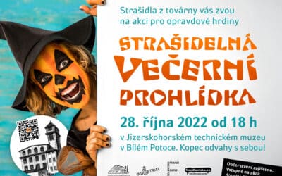 Plus 11 Strašidelná večerní prohlídka v Jizerskohorském technickém muzeu