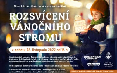 Akce na Frýdlantsku 6 Rozsvícení vánočního stromu v Lázních Libverda