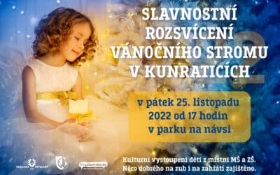 Akce na Frýdlantsku 3 Slavnostní rozsvícení vánočního stromu v Kunraticích