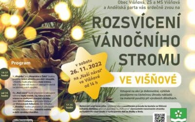 Akce na Frýdlantsku 12 Rozsvícení vánočního stromu ve Višňové