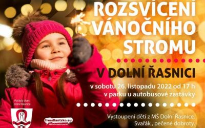 Akce na Frýdlantsku 11 Rozsvícení vánočního stromu v Dolní Řasnici