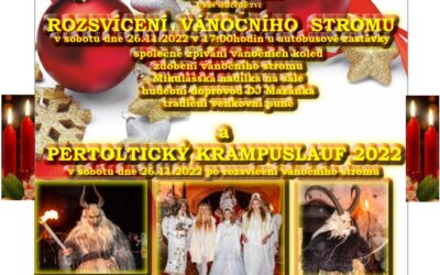 Akce na Frýdlantsku 9 Rozsvícení vánočního stromu v Pertolticích