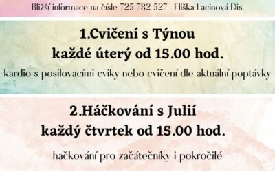 Akce na Frýdlantsku 15 Free-club: zájmové aktivity pro dospělé leden 2023