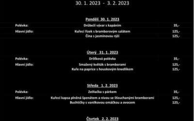 Akce na Frýdlantsku 8 Obědové menu na týden 30. ledna – 3. února 2023 v Pekárně Právě pro Tebe