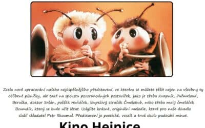 Akce na Frýdlantsku 14 Divadelní představení v kině Hejnice – Včelí medvídci zpívají