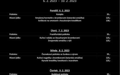 Akce na Frýdlantsku 9 Obědové menu na týden 6. – 10. února 2023 v Pekárně Právě pro Tebe