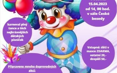Akce na Frýdlantsku 5 Dětský maškarní karneval v Raspenavě