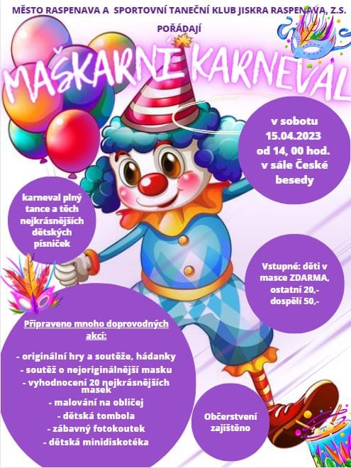 205 detsky karneval raspenava duben 2023 frydlantsko