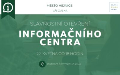 Akce na Frýdlantsku 5 Otevření nového turistického informačního centra v Hejnicích