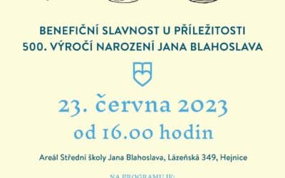 Akce na Frýdlantsku 9 Benefiční slavnost u příležitosti 500. výročí narození Jana Blahoslava