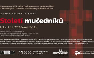 Akce na Frýdlantsku 1 Výstava v hejnickém klášteře – Století mučedníků