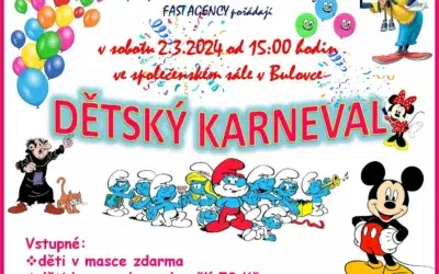 Dětský karneval – Bulovka 2024