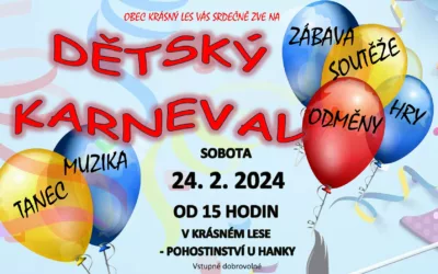 Dětský karneval – Krásný les 2024