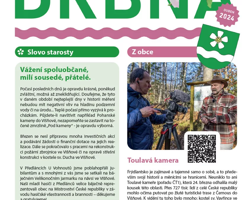 Višňovská drbna / Duben 2024