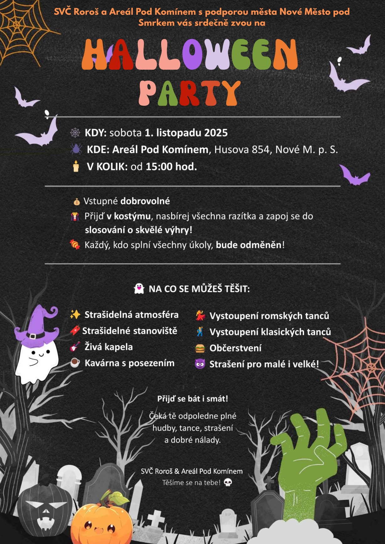 halloween nove mesto pod smrkem freedlantsko