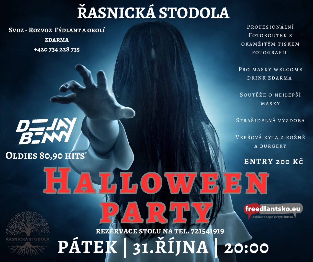 rasnicka stodola helloween party 2025 freedlantsko