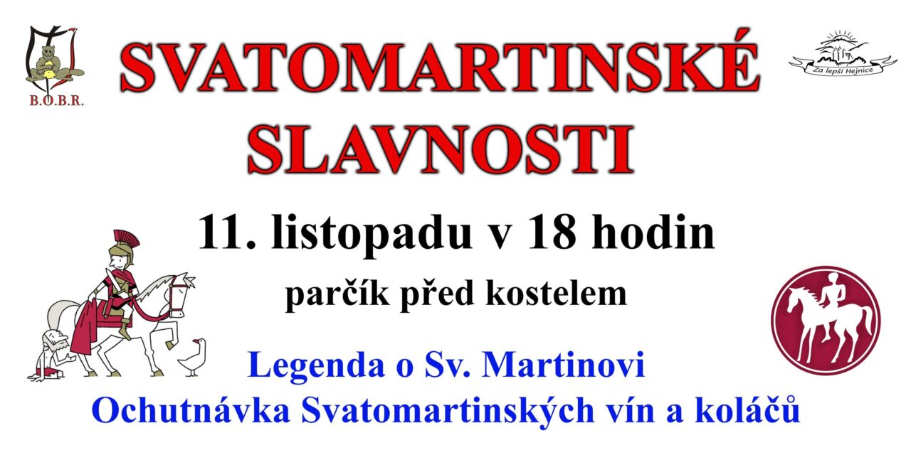 svatomartinske slavnosti hejnice 2025