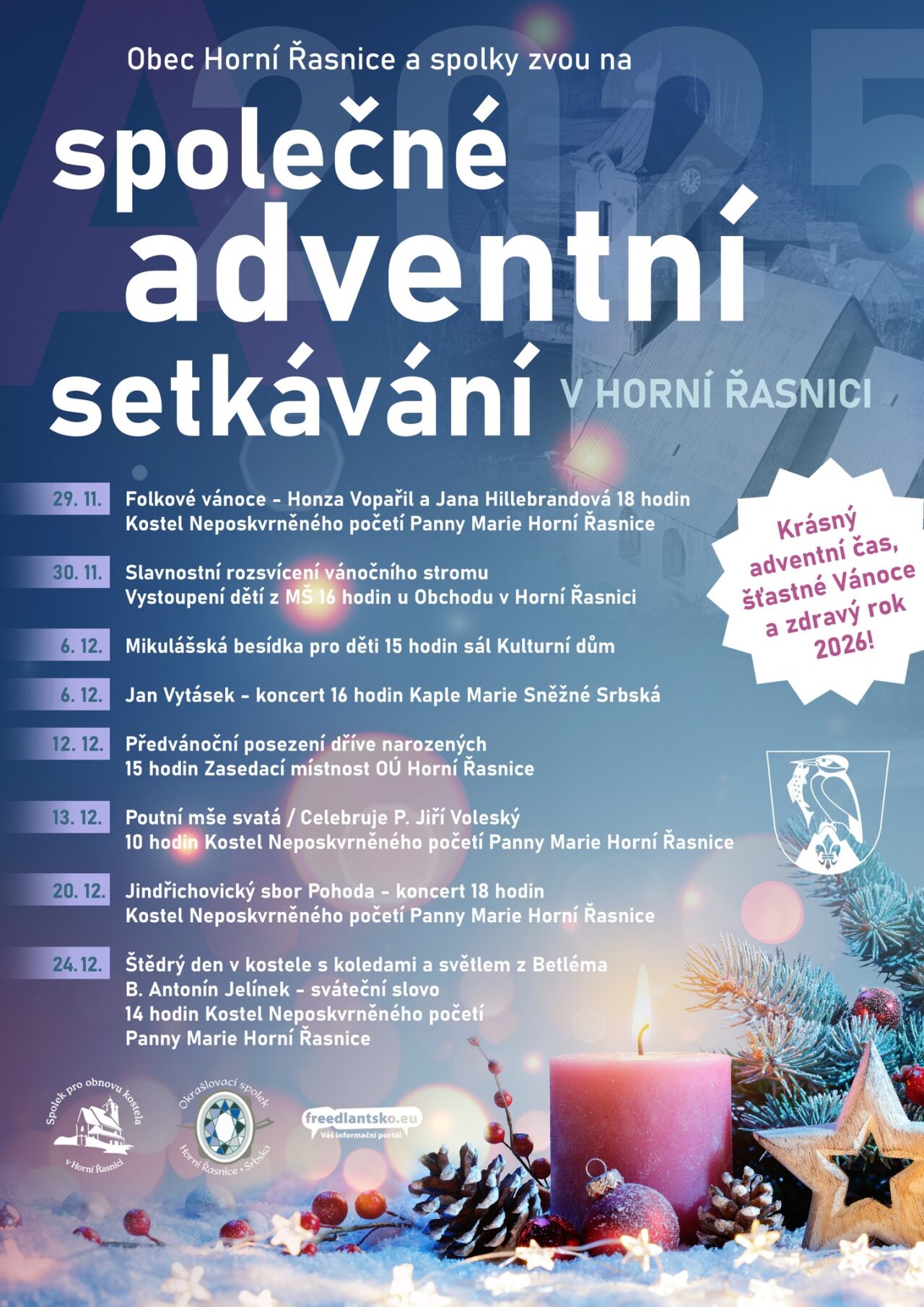 advent horni rasnice freedlantsko 2025