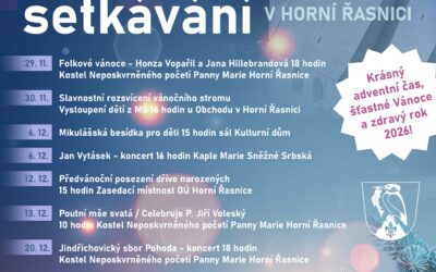 Akce na Frýdlantsku 3 Advent v Horní Řasnici: Štědrý den v kostele s koledami a světlem z Betléma