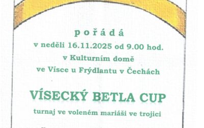 Vísecky Betla Cup – turnaj ve volném mariáši