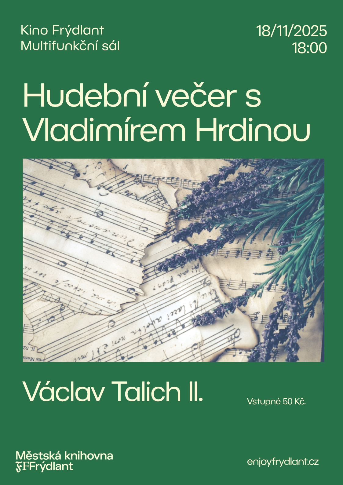 hudebni vecer s vladimirem hrdinou frydlant