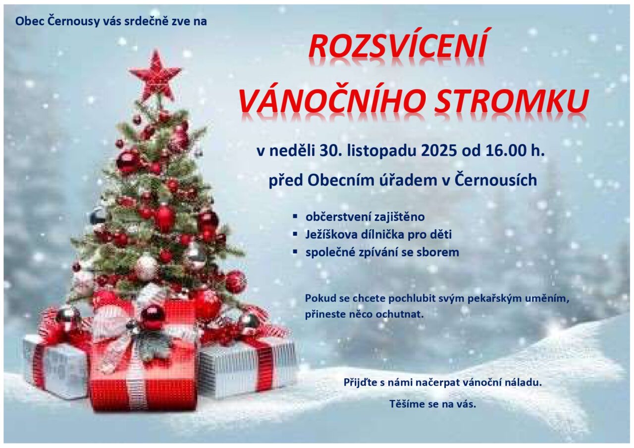 rozsviceni vanocniho stromu cernousy freedlantsko 2025