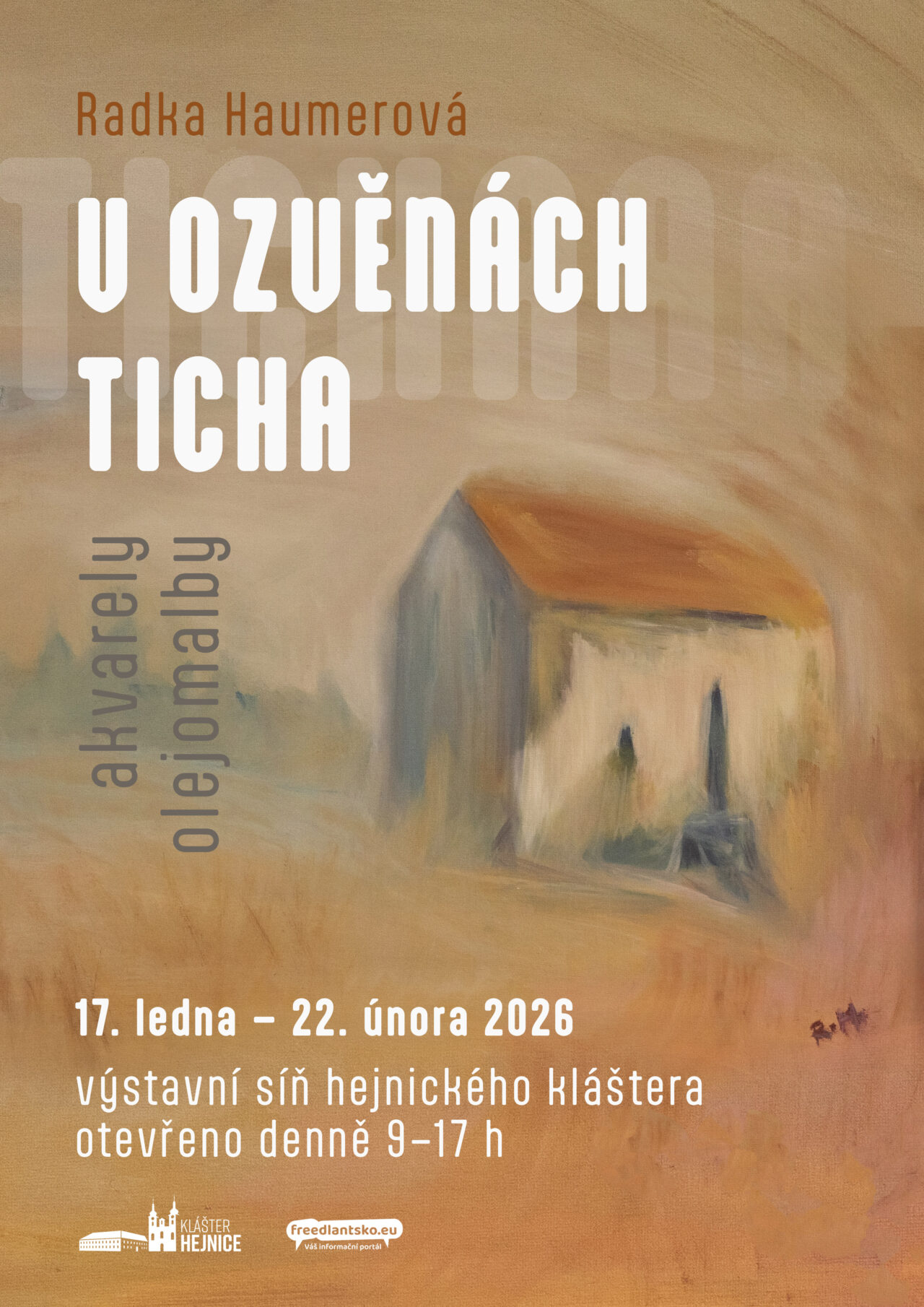 001 haumerova v ozvenach ticha klaster hejnice 2026 plakat
